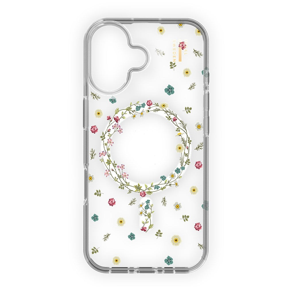 iDeal Of Sweden Clear Case for iPhone 16 Plus - MagSafe Compatible - Petite Floral