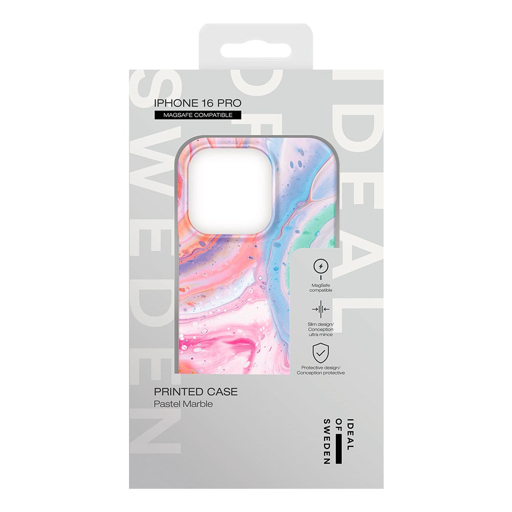 iDeal Of Sweden iPhone 16 Pro Fashion Case - MagSafe Compatible - Pastel Marble