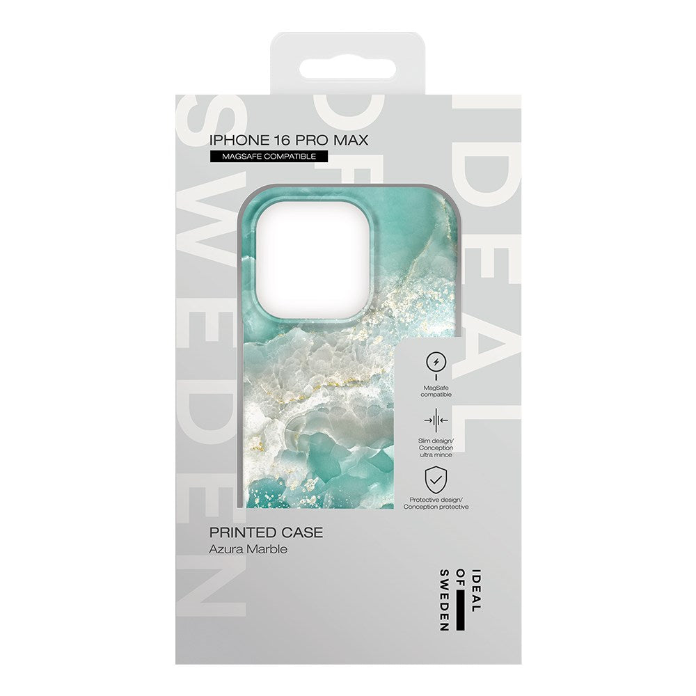 iDeal Of Sweden iPhone 16 Pro Max Fashion Case - MagSafe Compatible - Azura Marble