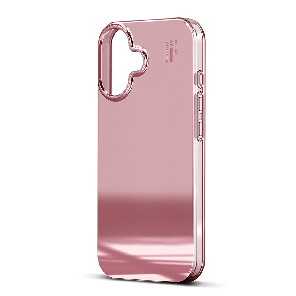 iPhone 16 Plus iDeal Of Sweden Mirror Case - Mirror Rose Pink