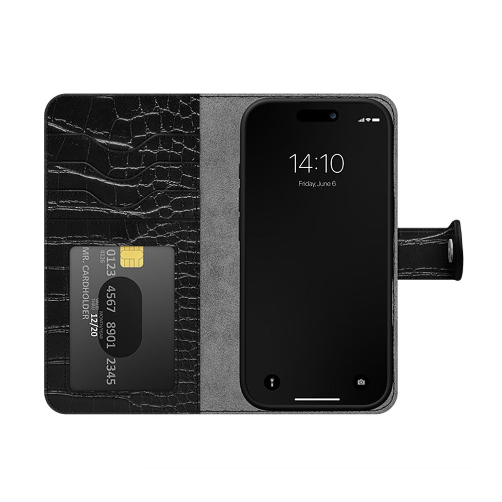 iDeal Of Sweden iPhone 16 Pro Max Magnet Wallet+ Case - Croco