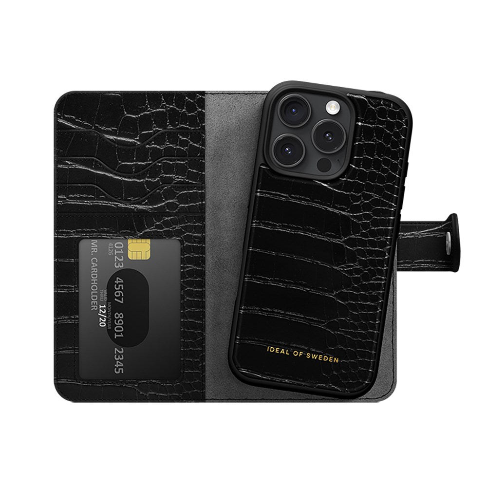 iDeal Of Sweden iPhone 16 Pro Max Magnet Wallet+ Case - Croco