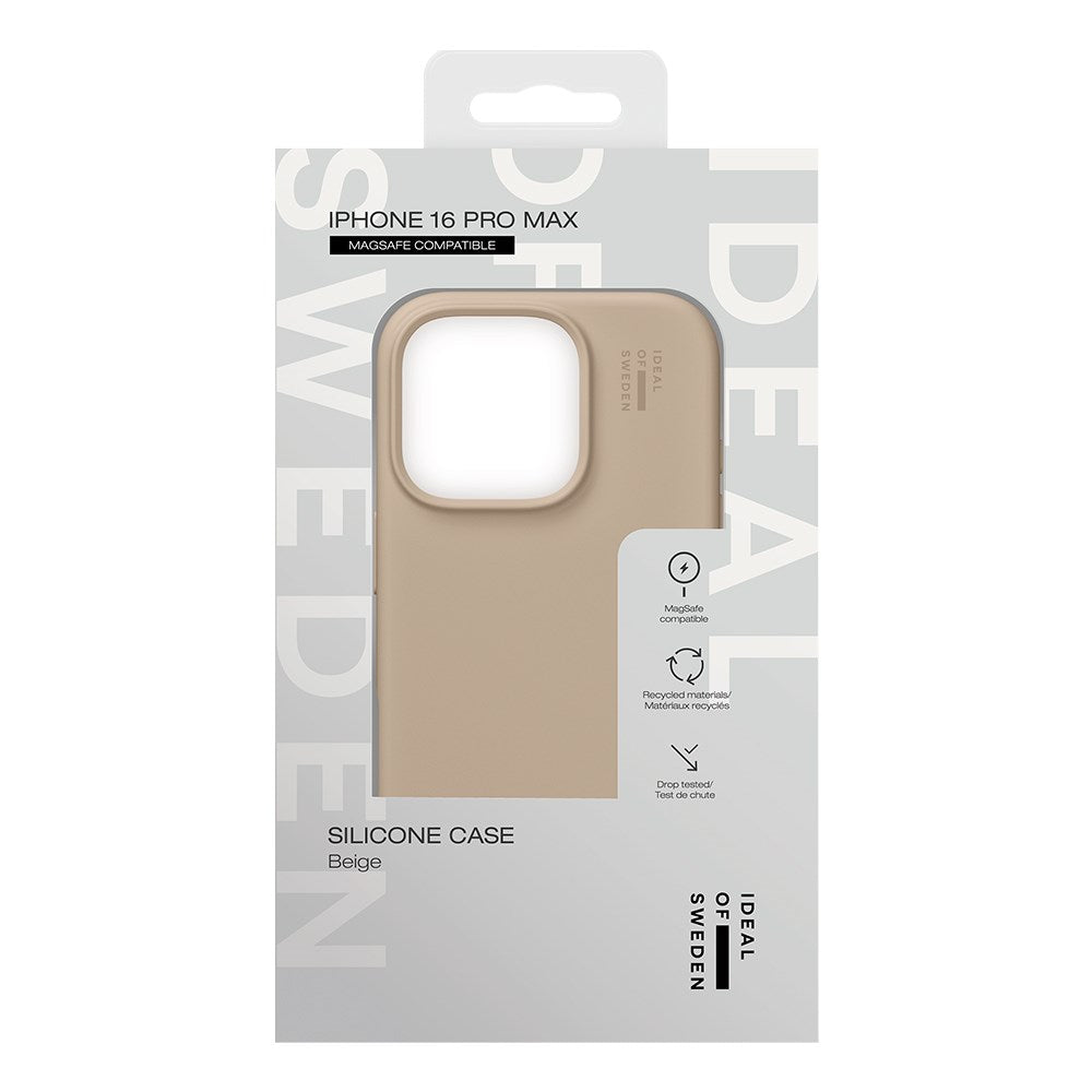 iDeal Of Sweden iPhone 16 Pro Max Silicone Case - MagSafe Compatible - Beige