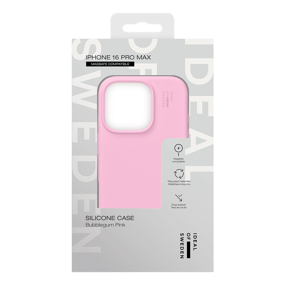 iDeal Of Sweden iPhone 16 Pro Max Silicone Case - MagSafe Compatible - Bubble Gum