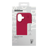 iDeal Of Sweden iPhone 16 Silicone Case - MagSafe Compatible - Cranberry