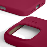 iDeal Of Sweden iPhone 16 Pro Silicone Case - MagSafe Compatible - Cranberry