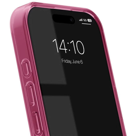 iPhone 16 Pro iDeal Of Sweden Clear Case - MagSafe Compatible - Cherry Crush
