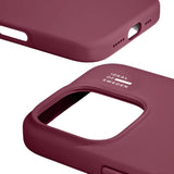 iPhone 16 Pro iDeal Of Sweden Silicone Case - MagSafe Compatible - Fine Wine