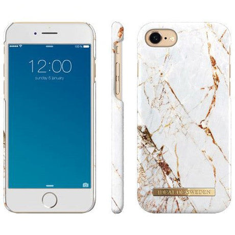 IDEAL OF SWEDEN iPhone SE (2022 / 2020) / 8 / 7 / 6 / 6S Fashion Case Carrara Gold Marble