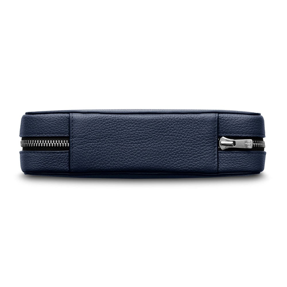 Woolnut Genuine Leather Tech Organizer - Blue