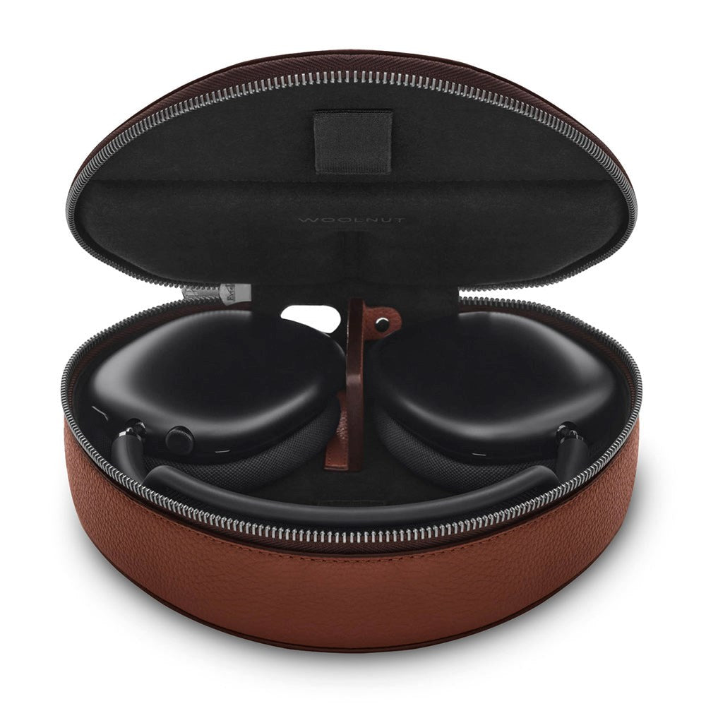 Woolnut AirPods Max Genuine Leather Case - Brown