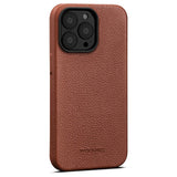 iPhone 13 Pro WOOLNUT Full Grain Leather Case - MagSafe Compatible - Brown