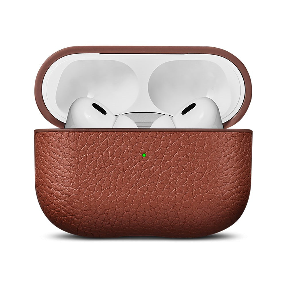 Woolnut AirPods Pro (2. gen.) Genuine Leather Case - Brown