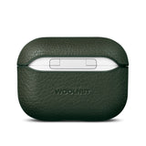 Woolnut AirPods Pro (2. gen.) Genuine Leather Case - Green