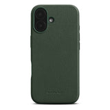 iPhone 16 WOOLNUT Full Grain Leather Case - MagSafe Compatible - Green