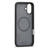 iPhone 16 Plus WOOLNUT Full Grain Leather Case - MagSafe Compatible - Black