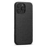 iPhone 16 Pro Max WOOLNUT Full Grain Leather Case - MagSafe Compatible - Black