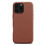 iPhone 16 Pro Max WOOLNUT Full Grain Leather Case - MagSafe Compatible - Brown