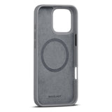 iPhone 16 Pro Max WOOLNUT Full Grain Leather Case - MagSafe Compatible - Grey