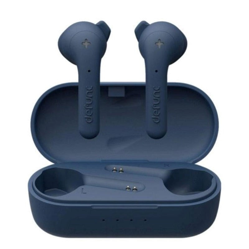 Defunc True Basic Bluetooth Headphones w. Charging case - Blue