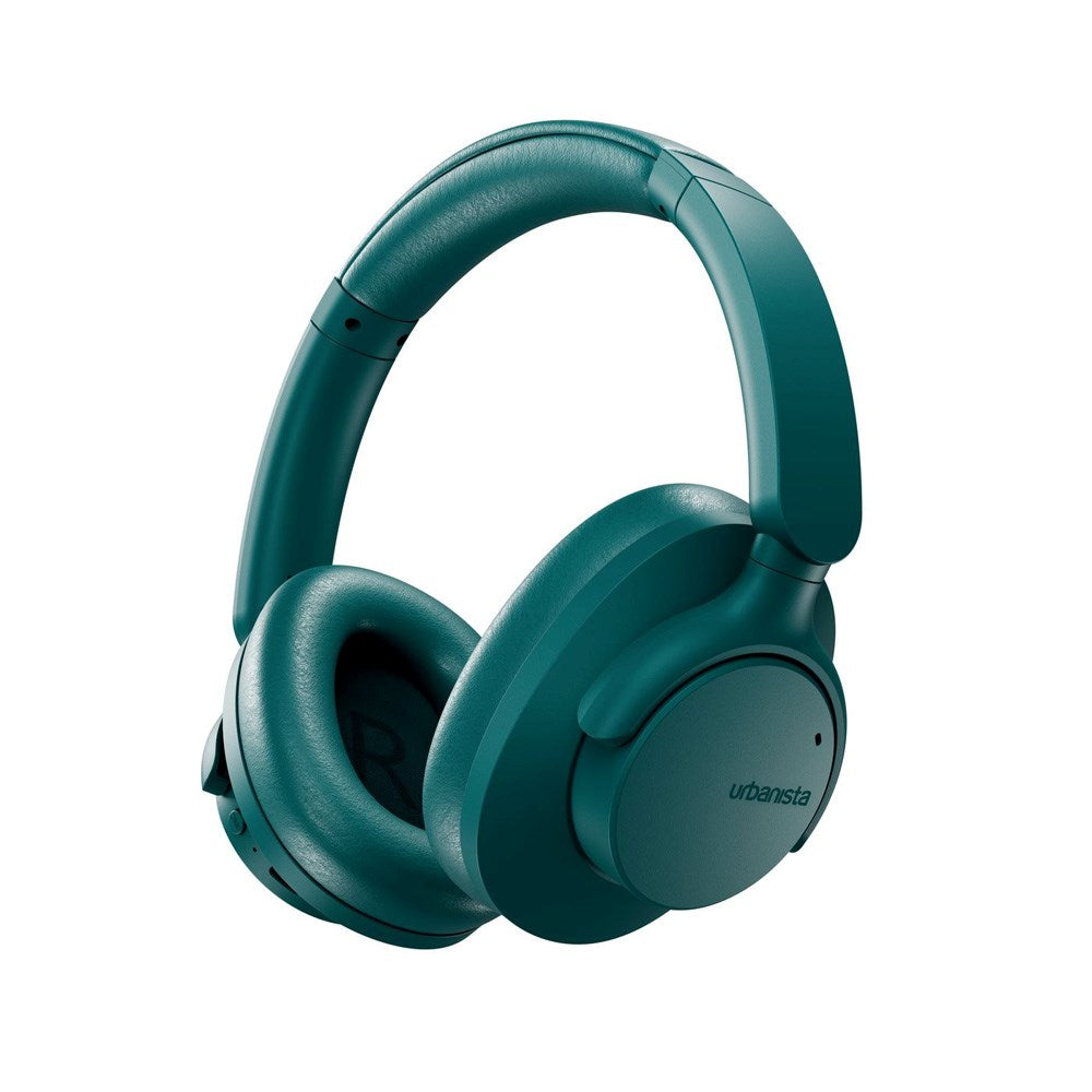 Urbanista Valencia Bluetooth Over-Ear Headphones with Active Noise Cancelling - Teal Green