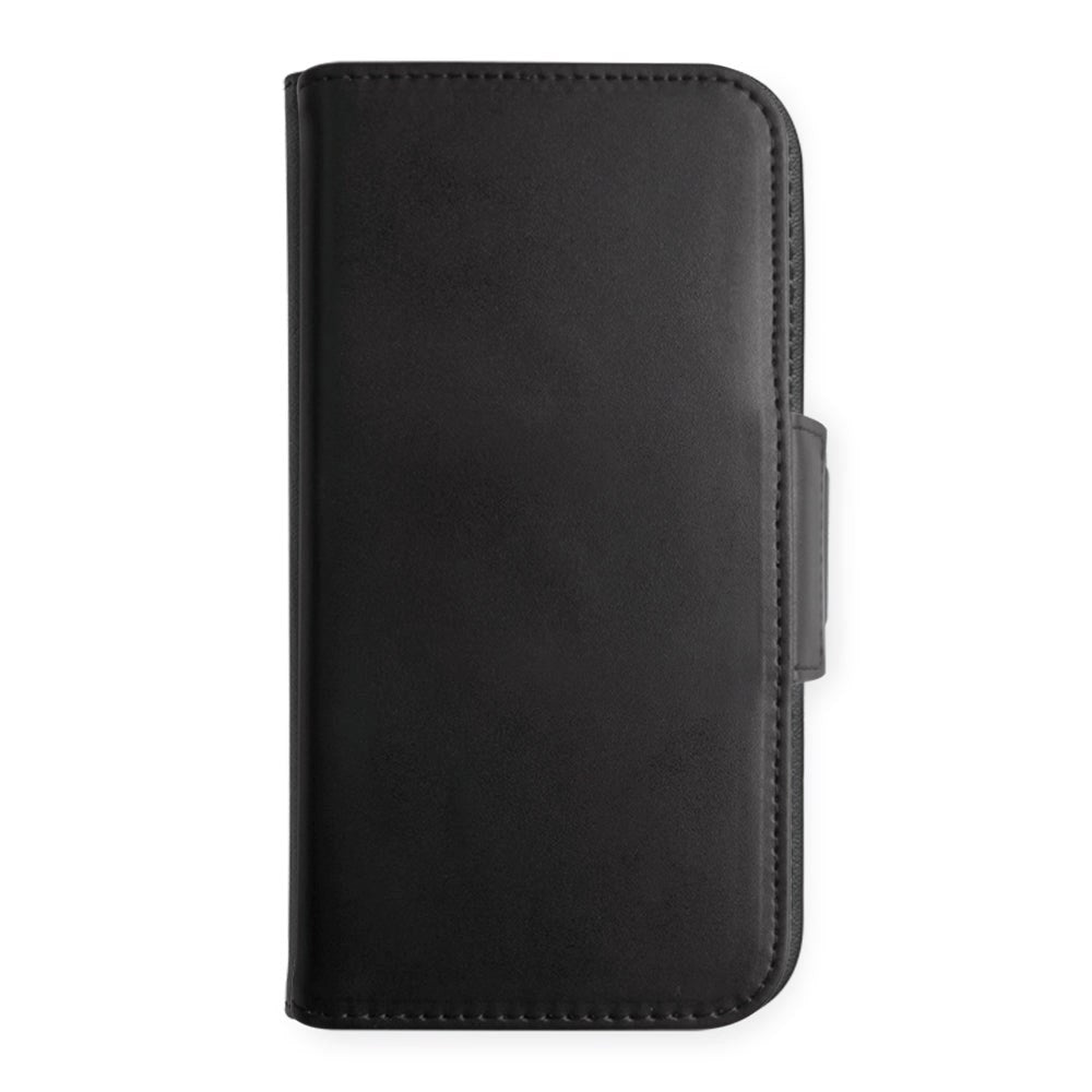 iPhone 12 / 12 Pro Key Nordfjord Slim Magnet Wallet PU Leather Flip Case - Black