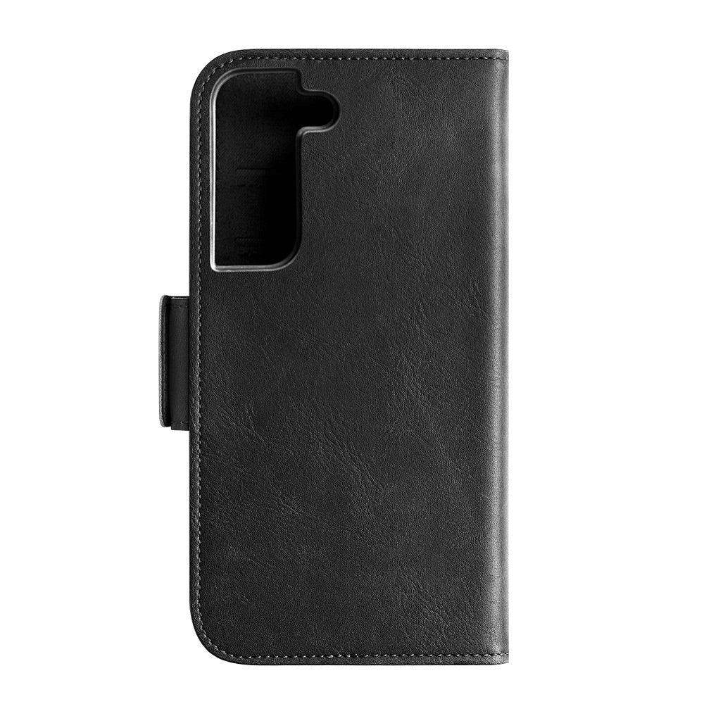 Samsung Galaxy S22 Key Nordfjord Slim Magnet Wallet PU Leather Flip Case - Black