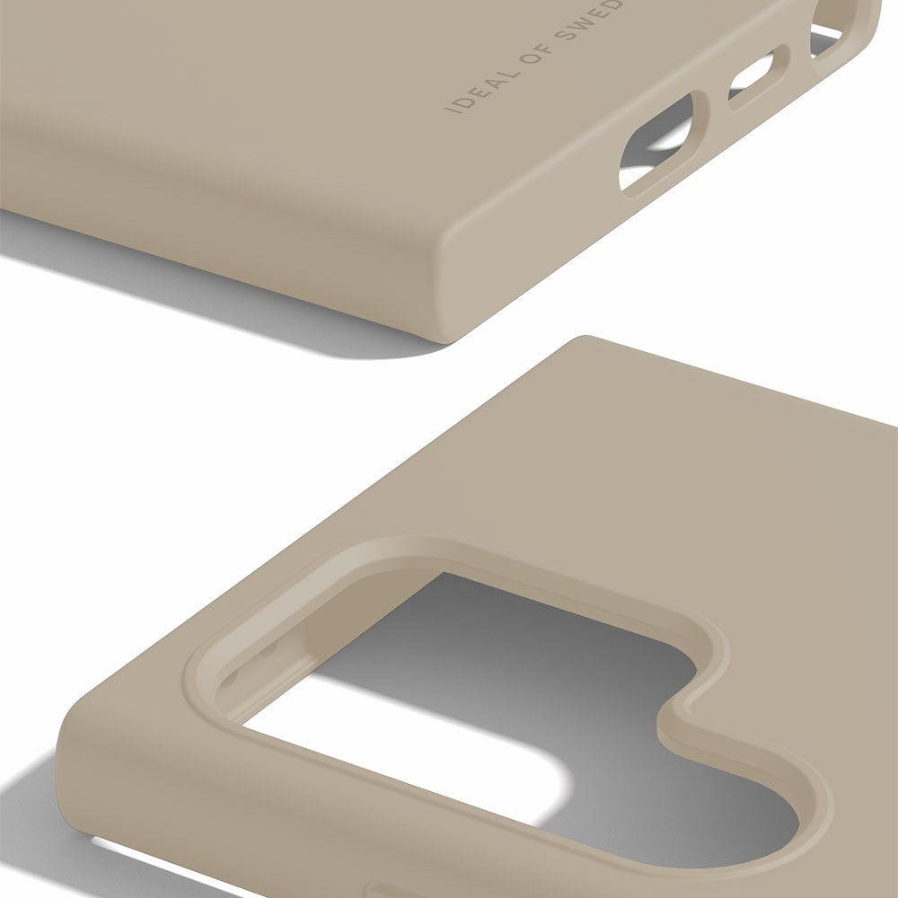 Samsung Galaxy S24 Ultra iDeal Of Sweden Silicone Case - MagSafe Compatible - Beige