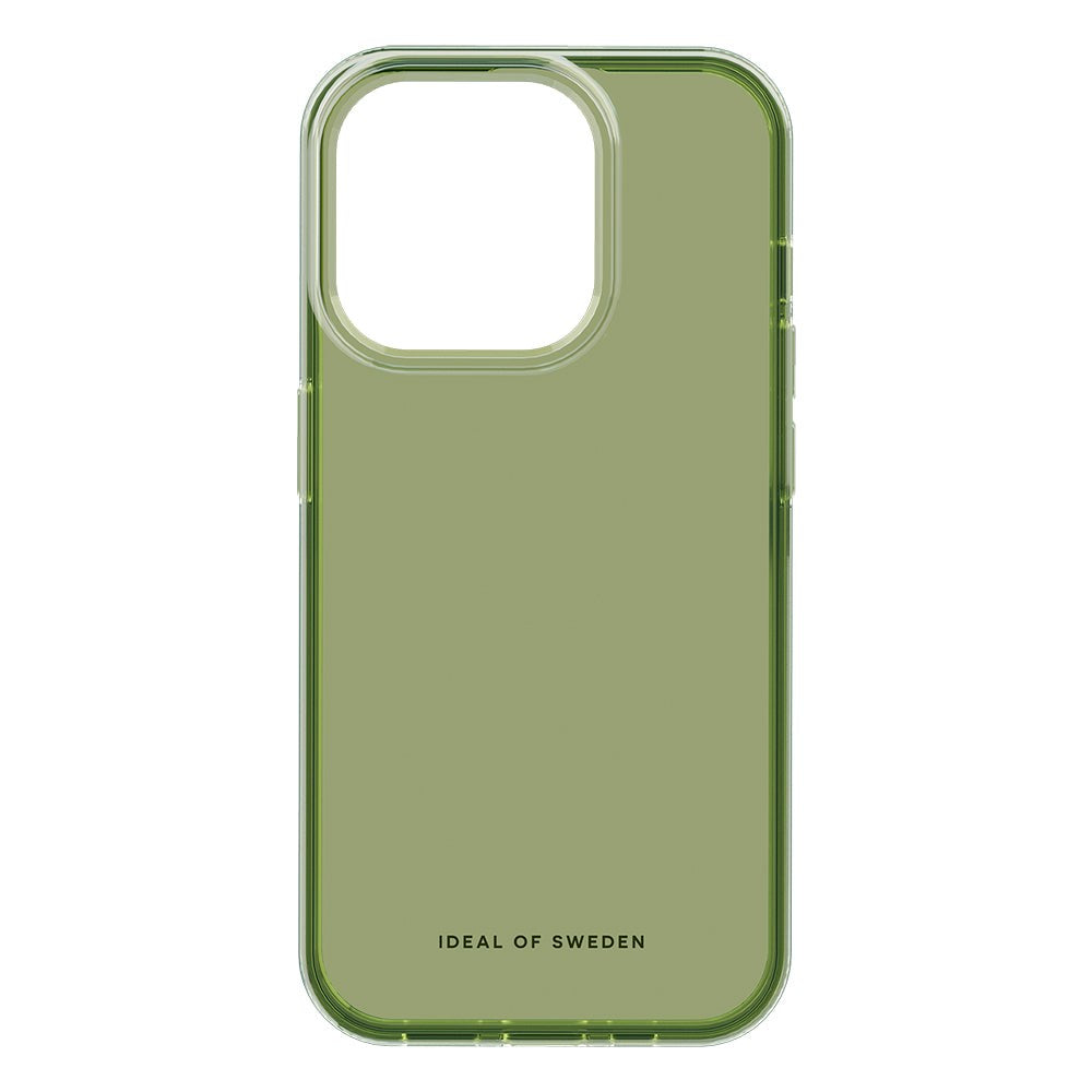 iPhone 15 Pro iDeal Of Sweden Clear Case - Khaki