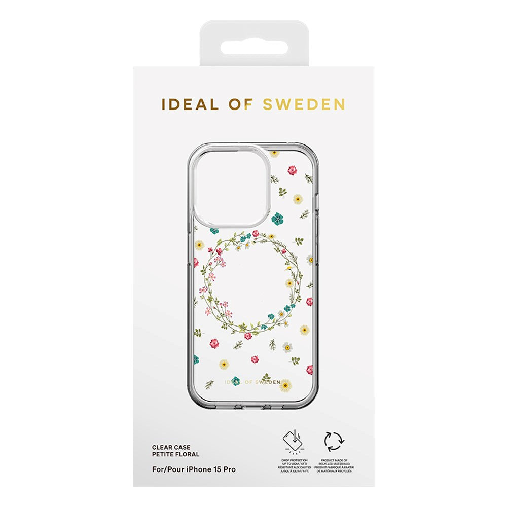 iDeal Of Sweden Clear Case for iPhone 15 Pro - Petite Floral