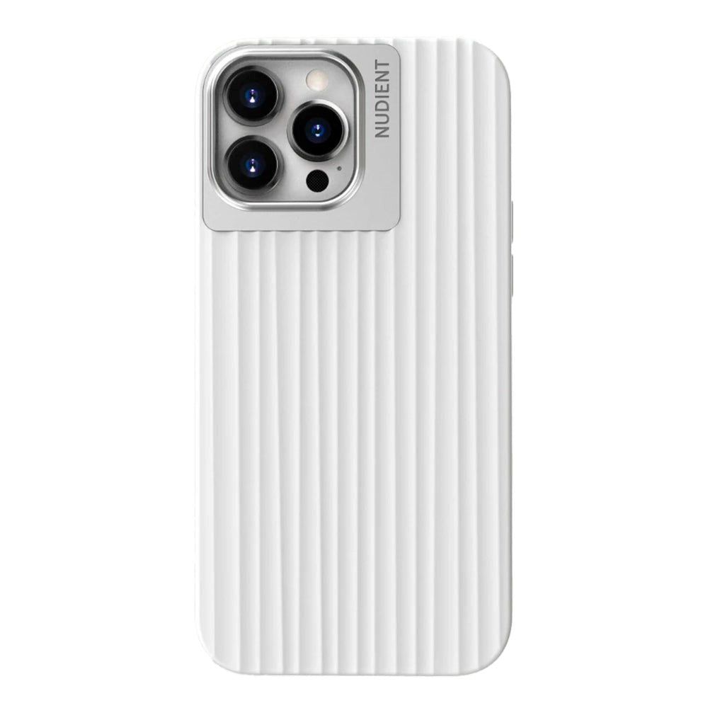 Nudient Bold iPhone 13 Pro Max Case - Chalk White