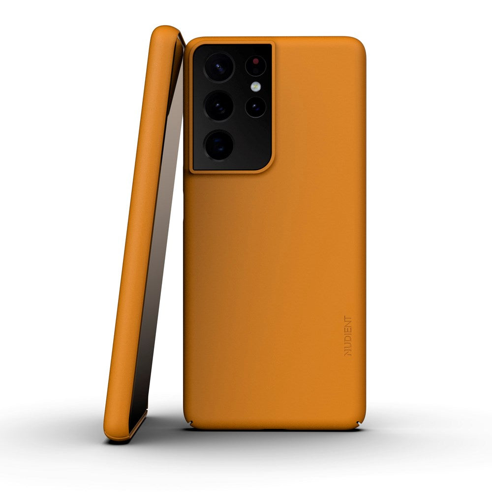 Samsung Galaxy S21 Ultra Nudient Thin Case V3 - Saffron Yellow