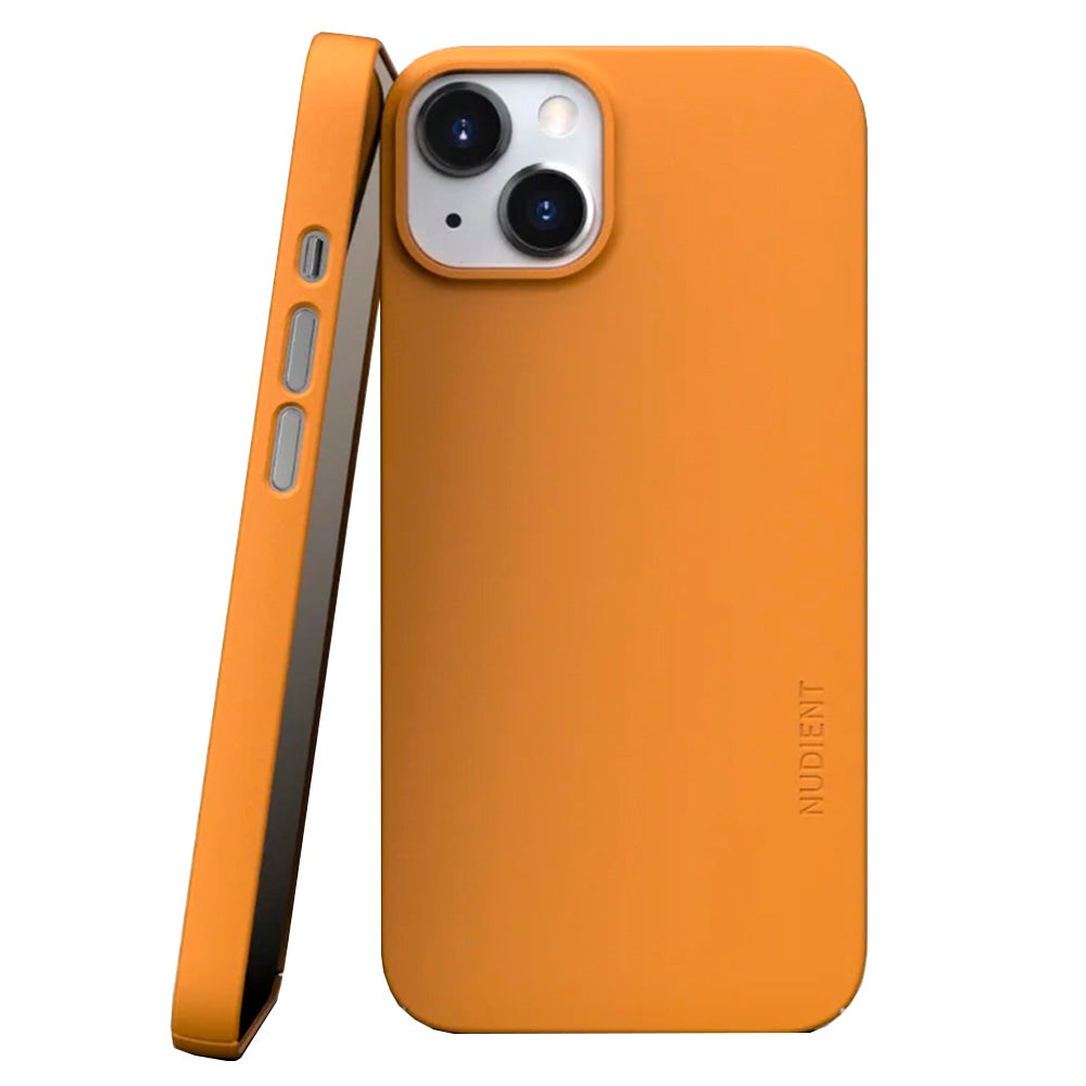 Nudient Thin Case V3 iPhone 13 Case - Saffron Yellow