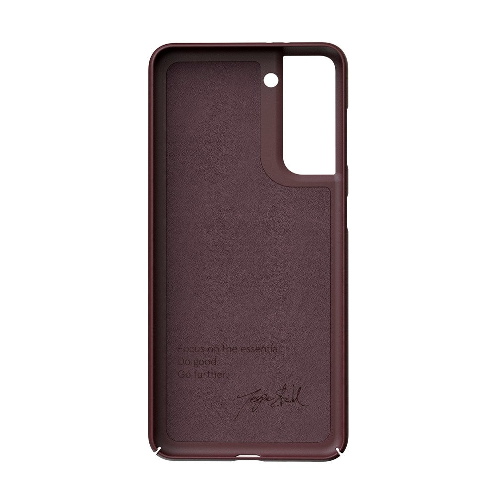 Samsung Galaxy S21 Nudient Thin Case V3 - Sangria Red