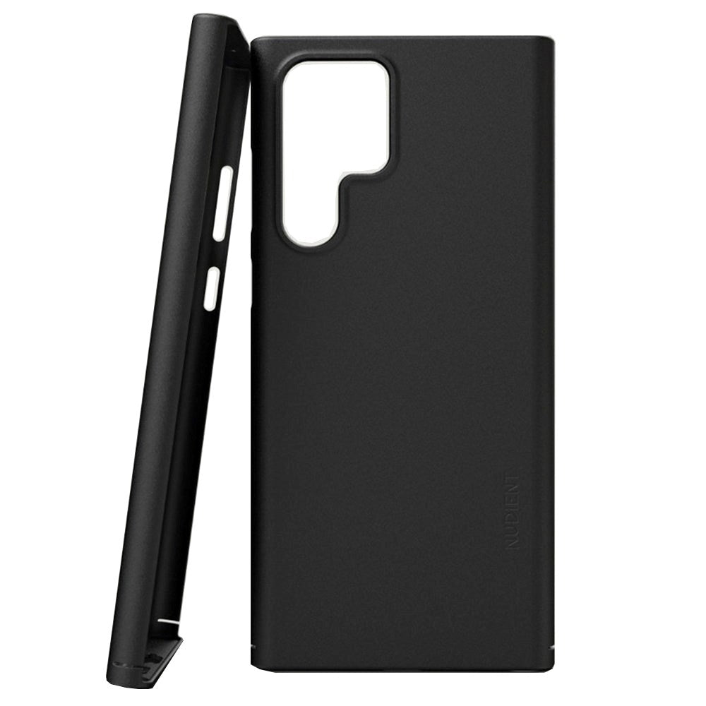 Nudient Thin Case V3 Samsung Galaxy S22 Ultra Case - Ink Black