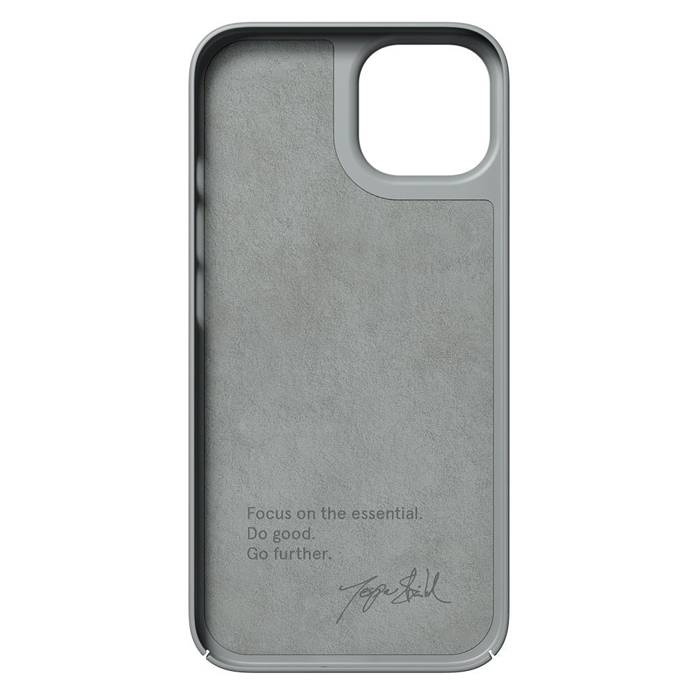 Nudient Thin Case iPhone 14 Case - MagSafe Compatible - Concrete Grey