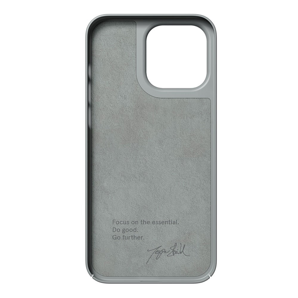 Nudient Thin Case iPhone 14 Pro Max Case - MagSafe Compatible - Concrete Grey