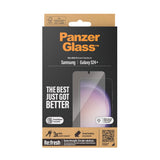 Samsung Galaxy S24+ (Plus) PanzerGlass Ultra Wide Fit Re:fresh Screen Protector w. EasyAligner - Diamond Strength - Transparent