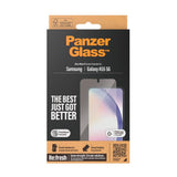 Samsung Galaxy A55 (5G) PanzerGlass Ultra Wide Fit Re:fresh Screen Protector w. EasyAligner - Platinum Strength - Transparent