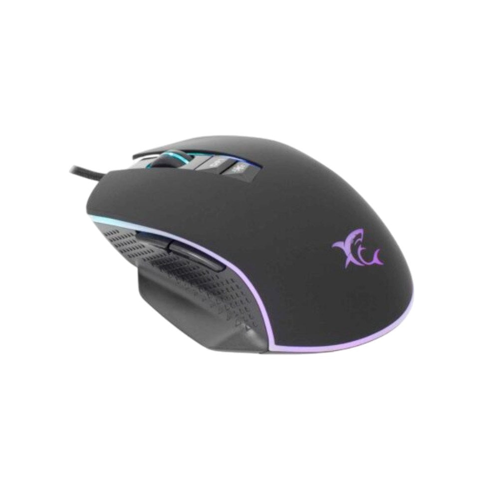 White Shark GARETH Gaming Mouse 6,400dpi with Built-in Light - Black