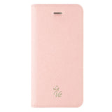 iPhone X / Xs La Vie Leather Flip Case w. Card holder - Pink