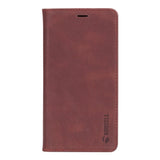 Krusell Sunne 2 Card Folio Wallet iPhone Xs Max Leather Flip Case - Red