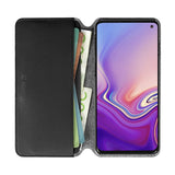 Krusell Pixbo 4 Card FolioCase Samsung Galaxy S10 Leather Flip Case - Black