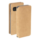 Krusell Broby Slim Wallet Samsung Galaxy S10+ (Plus) Suede Flip Case - Beige