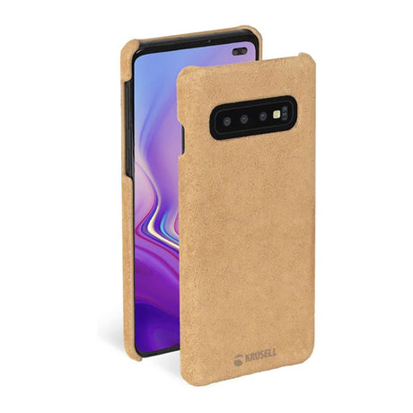 Krusell Broby Samsung Galaxy S10+ (Plus) Leather Case - Cognac