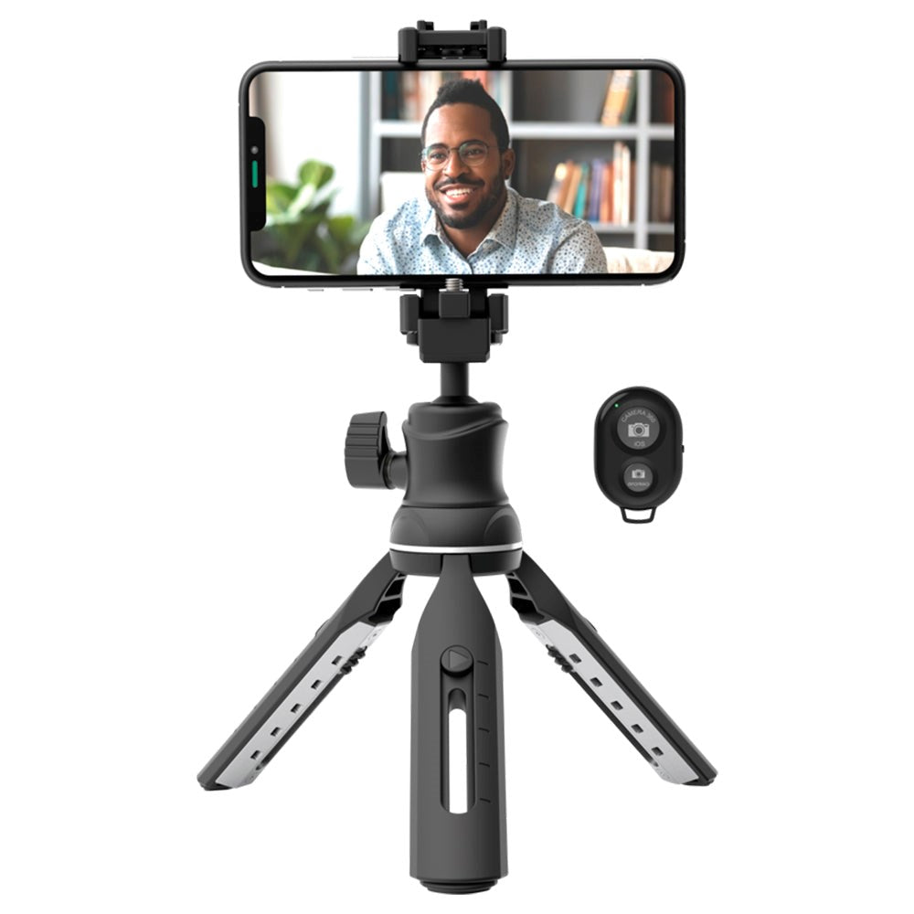 Digipower Foto-Pro Tripod for Smartphone / Action Camera w. Remote Control - Black