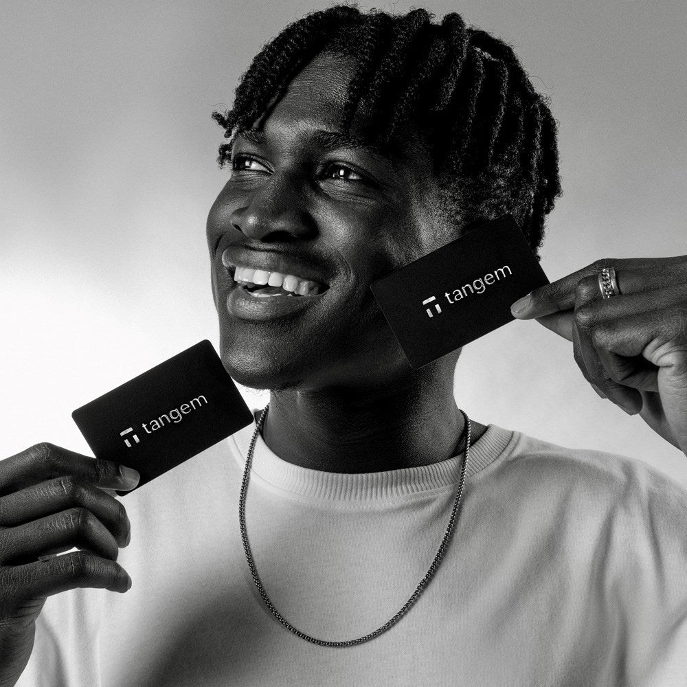 Tangem Wallet Card - 2 pcs - Black