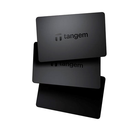 Tangem Wallet Card - 3 pcs - Black
