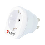 Skross Europe to Australia/China Travel Adapter- White