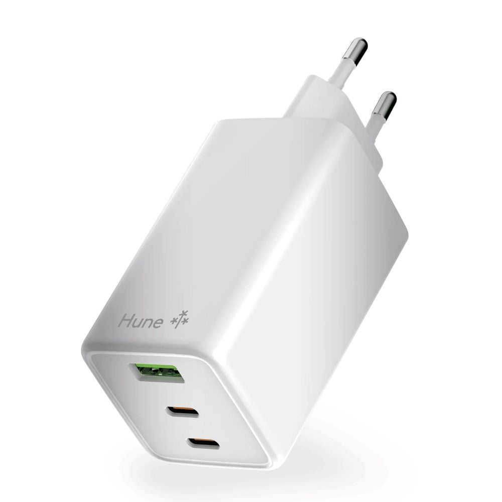 Hune Huron 100W Wall Charger with 2 x USB-C 1 x USB-A - White